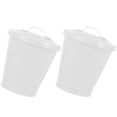 thumbnail image 2 of Shisuyan 2pcs Small Trash Can Desktop Garbage Bin Multipurpose Storage Buckets Garbage Containers, 2 of 8
