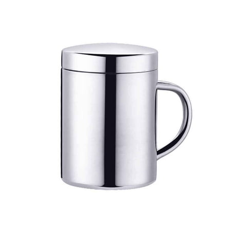 

Coffee Mug Drinking Thermal Insulated Bar Double Wall Office Stainless Steel