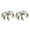 White-2, variant on Plastic Halloween Spiders Pumpkin Transform Figurine Ornament Home Decoration Easy Setups For Festives Display