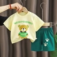 thumbnail image 2 of NOLDARES Little Boy Dinosaur Print Short Sleeve T-Shirt Shorts Summer Play Clothes 12M-5T Blazer,4-5 Y, 2 of 4