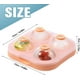 thumbnail image 2 of Molde de silicona para cubitos de hielo, forma de cubito de hielo redondo grande de 6,5 cm para cócteles, whisky, vino, frutas, puré de frutas, helado y té helado., 2 of 5
