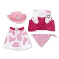 thumbnail image 5 of Melissa & Doug Cowgirl Role Play Costume Set (5pcs) - Skirt, Hat, Vest, Badge, Scarf, 5 of 10