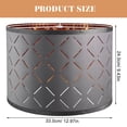 thumbnail image 2 of OULII unique lamp shade Grey Iron Replacement for simple design Wall Light 1Pack, 2 of 8