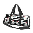 thumbnail image 1 of Fotbe Cute Chicken Bolsa Deportiva de Lona Plegable con Estampado, Bolsa de Gimnasio con Bolsillo Seco/Húmedo, Bolsa de Viaje Ultraligera de Gran Capacidad, 1 of 6