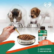 Natural Herbiotic Complex for Dogs & Cats – Supports Respiratory Comfort, Urinary Tract Health & Immune System