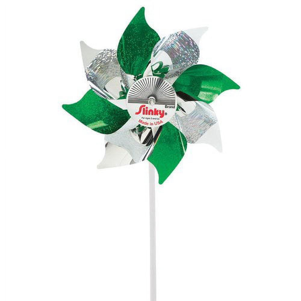 Slinky Reflective Flower Pinwheels And Wind Spinners Christmas Decor