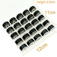 thumbnail image 4 of New brothread 25pcs Black 60WT Prewound Bobbin Thread Size A SA156, 4 of 6