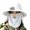 White, variant on Sun Hats for Women Solar Fan Cap , Summer Outdoor Sun Protection, Hat Removal