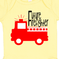 thumbnail image 4 of Inktastic Future Firefighter Cute Red Firetruck Boys or Girls Baby Bodysuit, 4 of 5