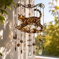 thumbnail image 5 of Cat Suncatchers for Windows Hanging Acrylic Cat Wind Chime Sun Catcher Crystal | Handmade Sun Catcher Window Bedroom Decor Gift for Cat Lovers, 5 of 6