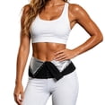 thumbnail image 4 of Womens Waist Trainer Corset with Zipper Sweat Waist Cincher Trimmer for Women Tummy Control Workout Belt Corset Shapewear, 4 of 7