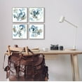thumbnail image 2 of Stupell Industries Abstract Blue Squiggle Collage Painting Gray Framed Art Print Wall Art, Set of 4, Design by June Erica Vess, 2 of 8