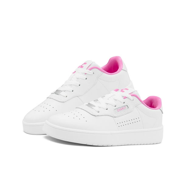Tenis Charly Para Dama Estilo Casuales Antiderrapante Blanco blanco 23