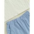 thumbnail image 6 of Bagilaanoe 2pcs Toddler Baby Boy Shorts Set Short Sleeve T Shirt Tops + Shorts 6M 12M 18M 24M 3T 4T Kids Casual Summer Clothes, 6 of 8