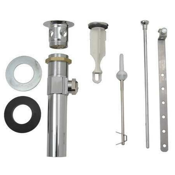Delta Metal PopUp Drain Assembly for Bathroom Sinks in Chrome RP5651