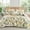 Yellow, variant on Exclusivo Mezcla Floral Quilt King Size, Yellow King Size Quilt Bedding Set with Cottagecore Garden Pattern, Reversible Lightweight Bedspreads Coverlets (104"x96")