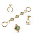 thumbnail image 3 of Unique Bargains 1 Pc Metal Buckle Design Handbag Strap Gold Tone Green Metal, 3 of 5