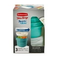 thumbnail image 4 of Rubbermaid TakeAlongs Twist & Seal 1.6-Cup Food Storage Containers, Teal Splash, 3-Pack, 4 of 5