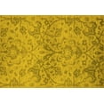 thumbnail image 1 of Ahgly Company Machine Washable Indoor Rectangle Oriental Yellow Industrial Area Rugs, 7' x 9', 1 of 4
