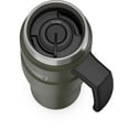 thumbnail image 6 of Thermos Stainless King Vacuum-Insulated Travel Mug with Handle - 16oz, Matte Army Green- Thermos Tumbler for Hot & Cold Drinks - Leak & Sweat-Proof Stainless Steel Coffee Mug with Lid for Commuting, 6 of 11
