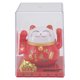 thumbnail image 3 of Gato gordo rojo que saluda con energía solar, buena suerte, riqueza, bienvenida, gato de la fortuna, decoración para el hogar, la habitación, la oficina, el escritorio, tamaño grande, 3 of 14
