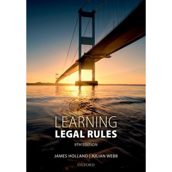 Pre-Owned Learning Legal Rules (Paperback) 0198728433 9780198728436
