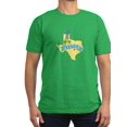 thumbnail image 1 of CafePress - Texas State Outline Bluebonnet Flower T Shirt - Men's Fitted T-Shirt, 1 of 1