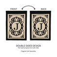 thumbnail image 4 of Evergreen Flag Cambridge Chic Letter J Monogram Applique Garden Flag - 12.5" Wide x 18" High, 4 of 5