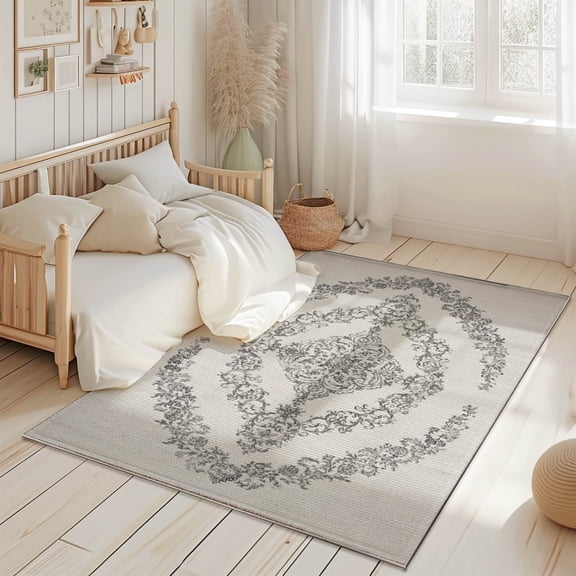 Boho Oriental Traditional Vintage 5x7 Area Rug For Living Room Carpet