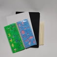 thumbnail image 3 of Papel raspado colorido para niños, 50 piezas, juguete educativo creativo hecho a mano para raspar 32K, 3 of 3