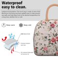 thumbnail image 3 of Womens Pioneer Flower Floral Print Pattern Lunch Box for Work,Insulated Lunch Bag for Women,Loncheras Para Mujer,Leakproof Adult Lunch Bag for Work,Beach,Travel,Picnic,Camping, 3 of 7