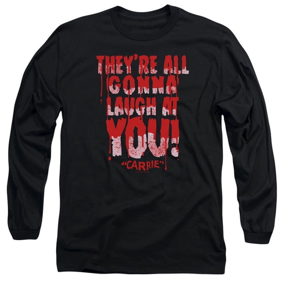 Carrie - Laugh At You - Long Sleeve Shirt - XXX-Large