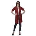 thumbnail image 2 of Moomaya Womens Half Sleeve Shrug Open Front Long Cardigan Lightweight Summer Fit, 2 of 7