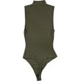 thumbnail image 2 of Free People Womens Save Tonight Thong Bodysuit Jumpsuit, Green, Small, 2 of 2