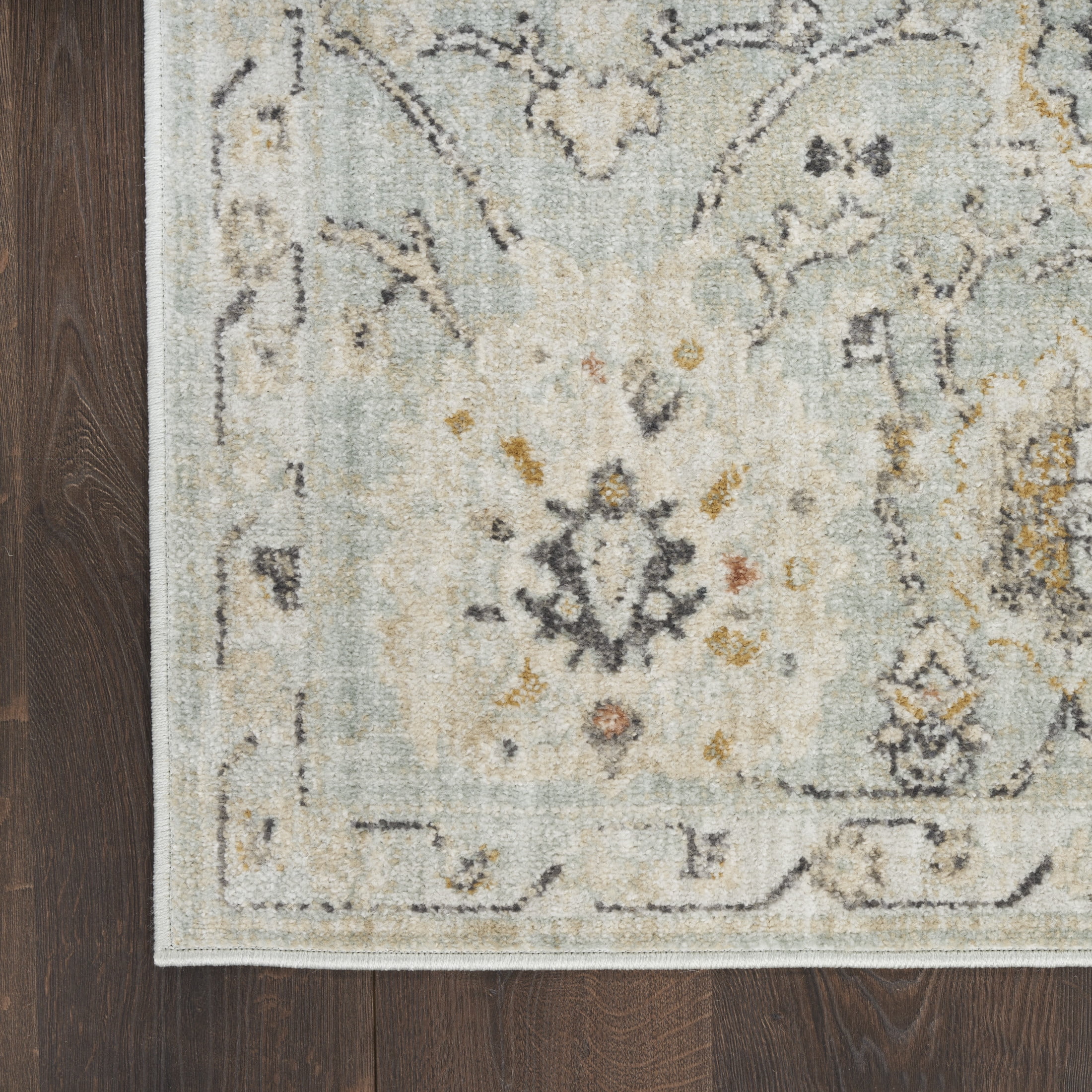 Nourison Oushak Home Persian Mint 4'1" x 5'11" Area Rug (4x6)