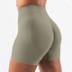 thumbnail image 2 of Pantalones cortos sin costuras con efecto lifting para mujer - Pantalones de gimnasio y yoga de cintura alta - Nailon y spandex - Tallas XS-XL, 2 of 4