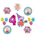 thumbnail image 1 of Peppa Pig 4th Birthday Party Balloon supplies and decorations kit, 1 of 3