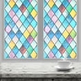 thumbnail image 3 of 1 Roll Window Privacy Film Stained Glass Window Film Colorful Static Cling Window Film, 3 of 6