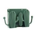 thumbnail image 2 of Soporte de carga para teléfono móvil estilo cactus (1 pieza), color verde, con estante de almacenamiento., 2 of 8
