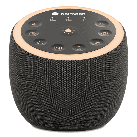 Hotmoon Cocoon 2 White Noise Machine with 40 Soothing Sounds, 32 Adjustable Volume, Timers, Dual Speaker, Noise Maker for Sleep, Yoga, Meditation