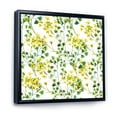 thumbnail image 3 of Designart 'Vibrant Yellow Summer Wildflowers On White' Traditional Framed Canvas Wall Art Print, 3 of 5