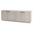 thumbnail image 5 of Mansfield Rectangular TV Stand for TV's up to 78" in Alder White, 5 of 8