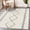 Cream, variant on Luxe Weavers Boho Moroccan Geometric Cream 5x7 Area Rug, Modern Home Décor Rug
