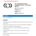 thumbnail image 2 of Rear Parking Brake Shoe Set - Compatible with 2015 - 2021 Subaru WRX STI 2016 2017 2018 2019 2020, 2 of 2