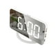 thumbnail image 1 of Reloj De Espejo Led Mini Reloj Despertador Digital Reloj De Mesa Con Función De Repetición MABOTO  fuente blanca, 1 of 7