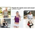 thumbnail image 2 of LEZMORE 4 Pieces Women'S Basic Crop Tank Tops Sleeveless Racerback Crop Gym Clothes Sports Top US 4-12, 2 of 12