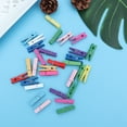 thumbnail image 5 of unbranded 90 pcs  Multicolor Natural Wooden Photo Clips Mini Clothes Multi-function Paper Message Pegs(3.5x0.7cm), 5 of 8