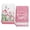Pink Tulips Floral, variant on Spring Summer Red Geranium Floral Kitchen Towels, Bees Dish Towels Set of 2, Spring Watercolor Pink Flowers 18 x 26 Inch Hand Towel Quick Drying Dishcloth Decor for Kitchen Bathroom Home