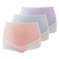 thumbnail image 2 of Women's High Waist Panties 3 Pack Striped High Waist Maternity Over Bump Pregnancy Briefs Adjustable Waistband Belly Support Maternity Underpants, Women's Panties M, 2 of 8
