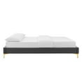thumbnail image 4 of Modway Sutton Full Performance Velvet Bed Frame in Charcoal, 4 of 7